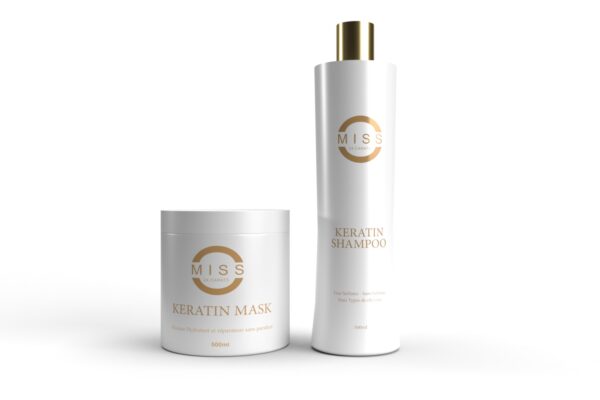 Shampoing et masque sans sulfate miss 24 carats